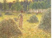 Emile Claus Hay stacks oil painting reproduction
